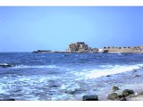 The line of the harbour at Caesarea